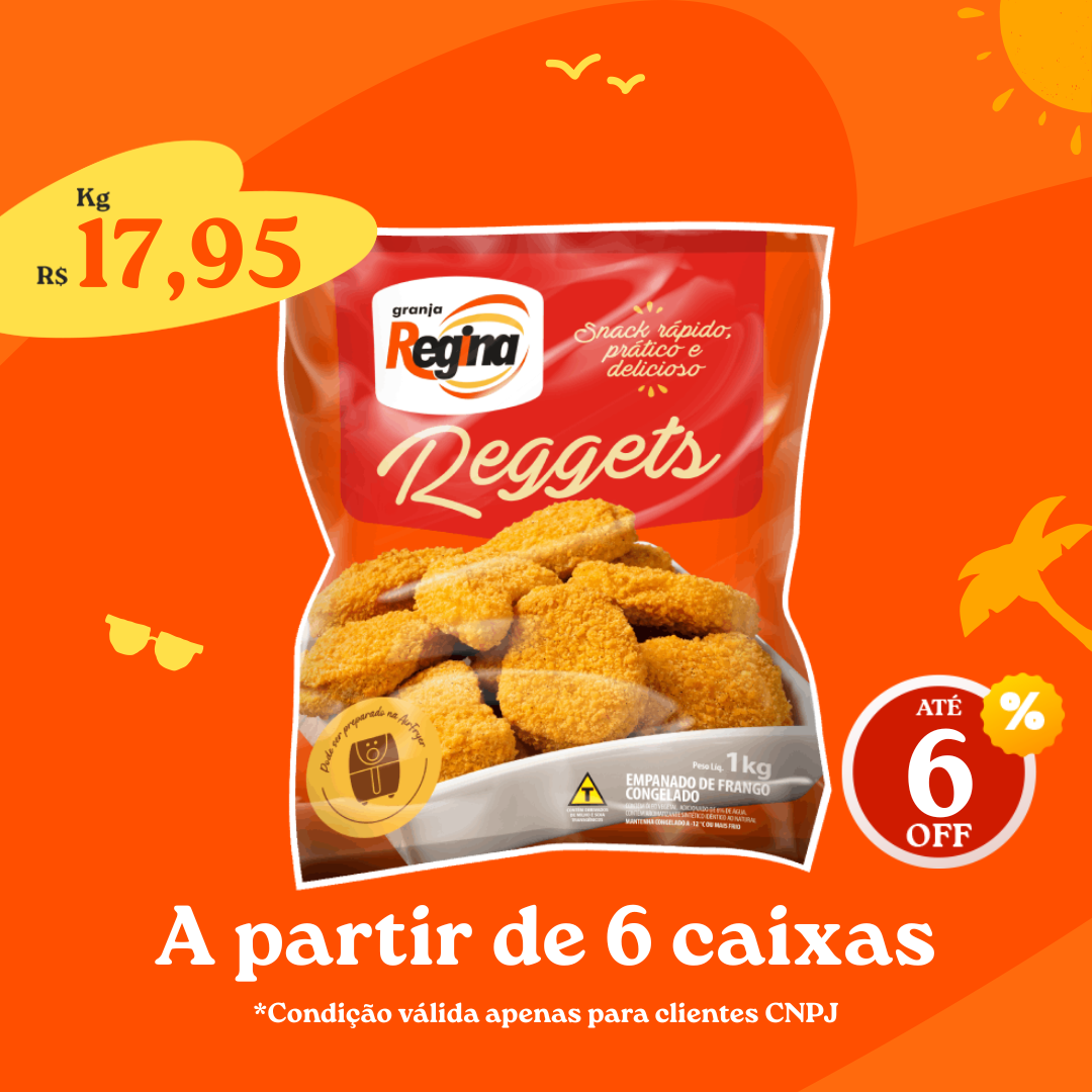 Empanado Reggets Cong 1kg - Granja Regina